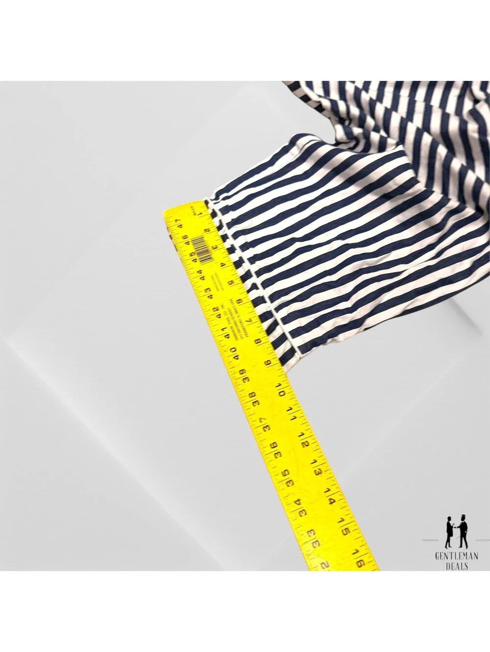 SAINTWOODS Saintwoods Pajama Pants in White Navy Blue Stripe 33 x 30  L